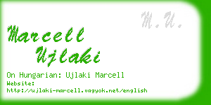 marcell ujlaki business card